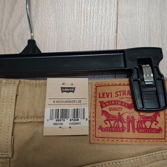 Levis 721 High Rise Skinny Jeans Khaki Stretchy Denim Womens 29x32 - Picture 4 of 4